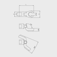 FLEXIBLE CROWFOOT SOCKET WRENCH