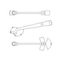 75˚ BOX END FLEXIBLE SOCKET WRENCH