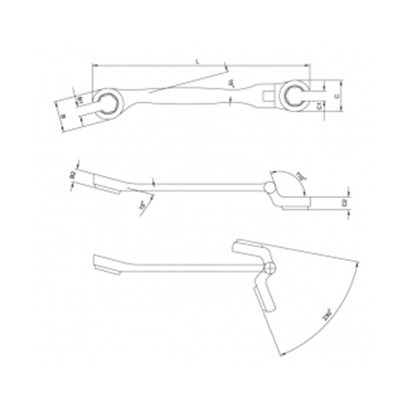 FLEXIBLE FLARE NUT WRENCH-1